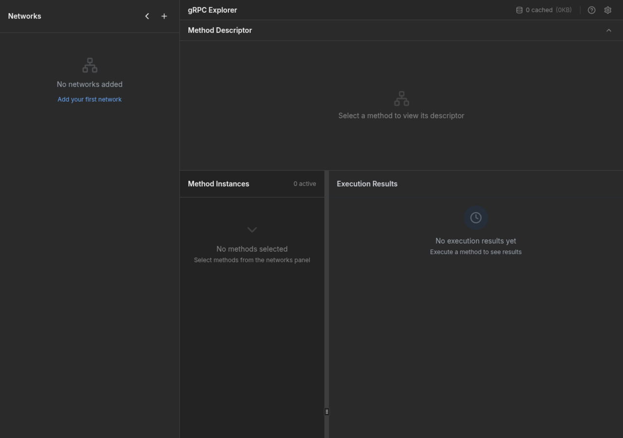 gRPC Web Explorer screenshot